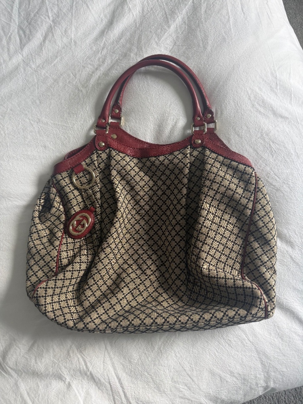 Gucci Diamanté Sukey Bag